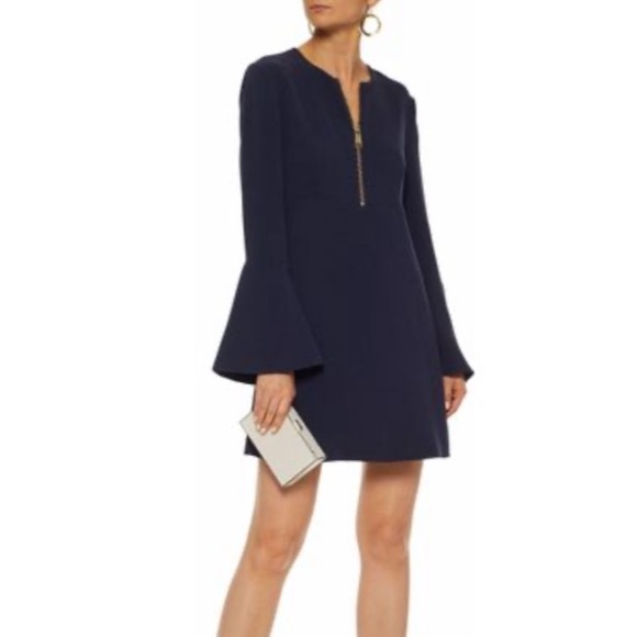 Rachel Zoe Dresses & Skirts - Rachel Zoe Jenny Zip Front Bell Sleeve Mini Dress